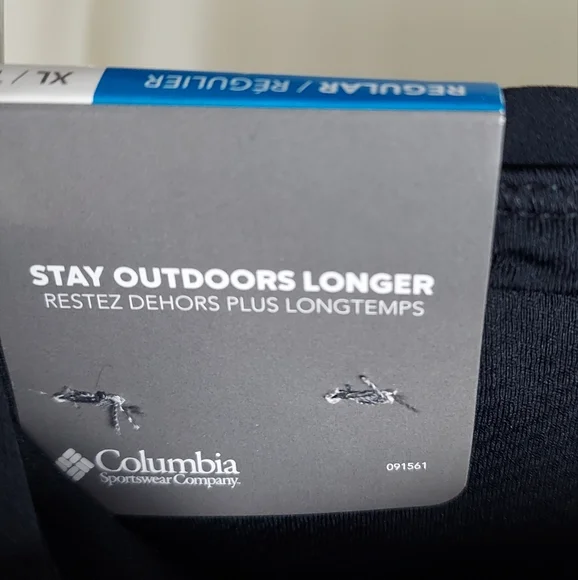 New Women XL Columbia Omni-Shell Lined Sleek Black Leggings with Side Pocket - Picture 12 of 16